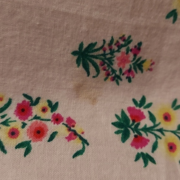 ANN TAYLOR Floral Linen Blend Lined Pink Dress - Picture 13 of 13